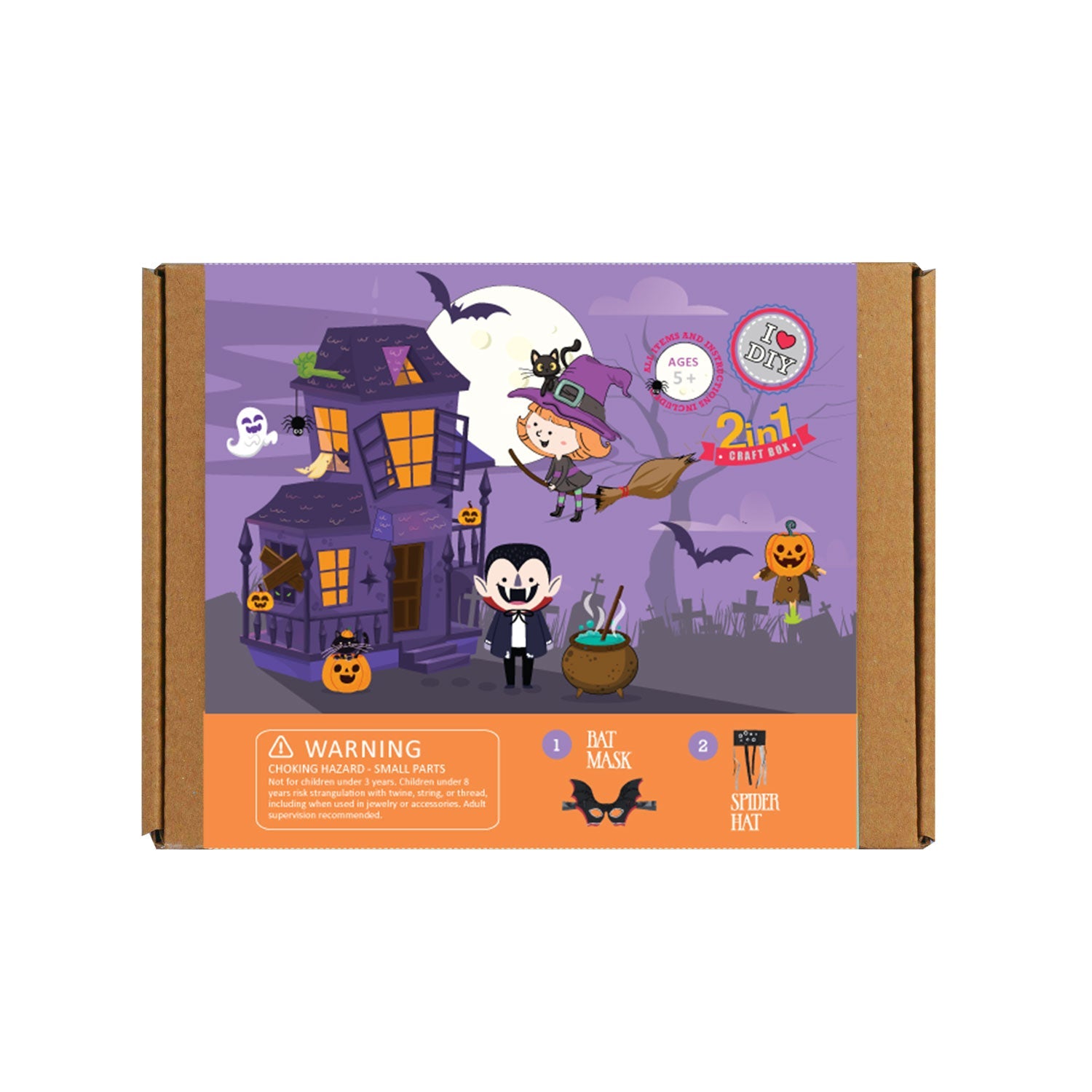 KIT CREATIE 2-IN-1 HALLOWEEN FERICIT - JACK IN THE BOX (JK10063)