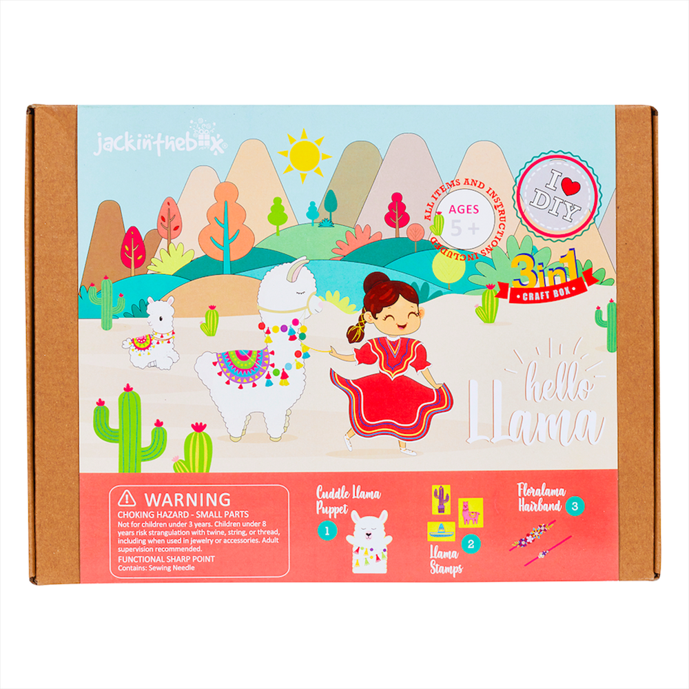 KIT CREATIE 3-IN-1 LAMA - JACK IN THE BOX (JK10065)