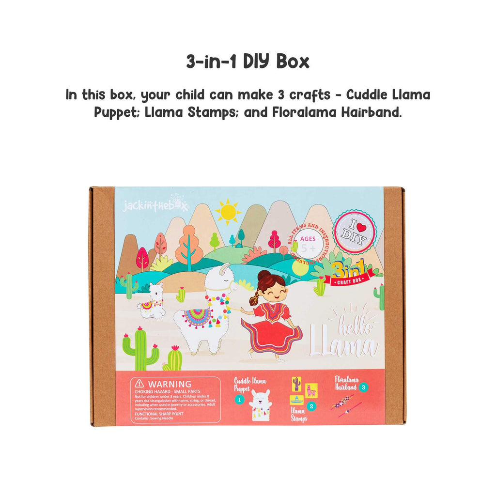 KIT CREATIE 3-IN-1 LAMA - JACK IN THE BOX (JK10065)