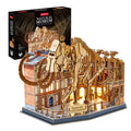 PUZZLE 3D CU LED MUZEUL NATURAL MAMUT 463 PIESE - CUBIC FUN (CUL547h)