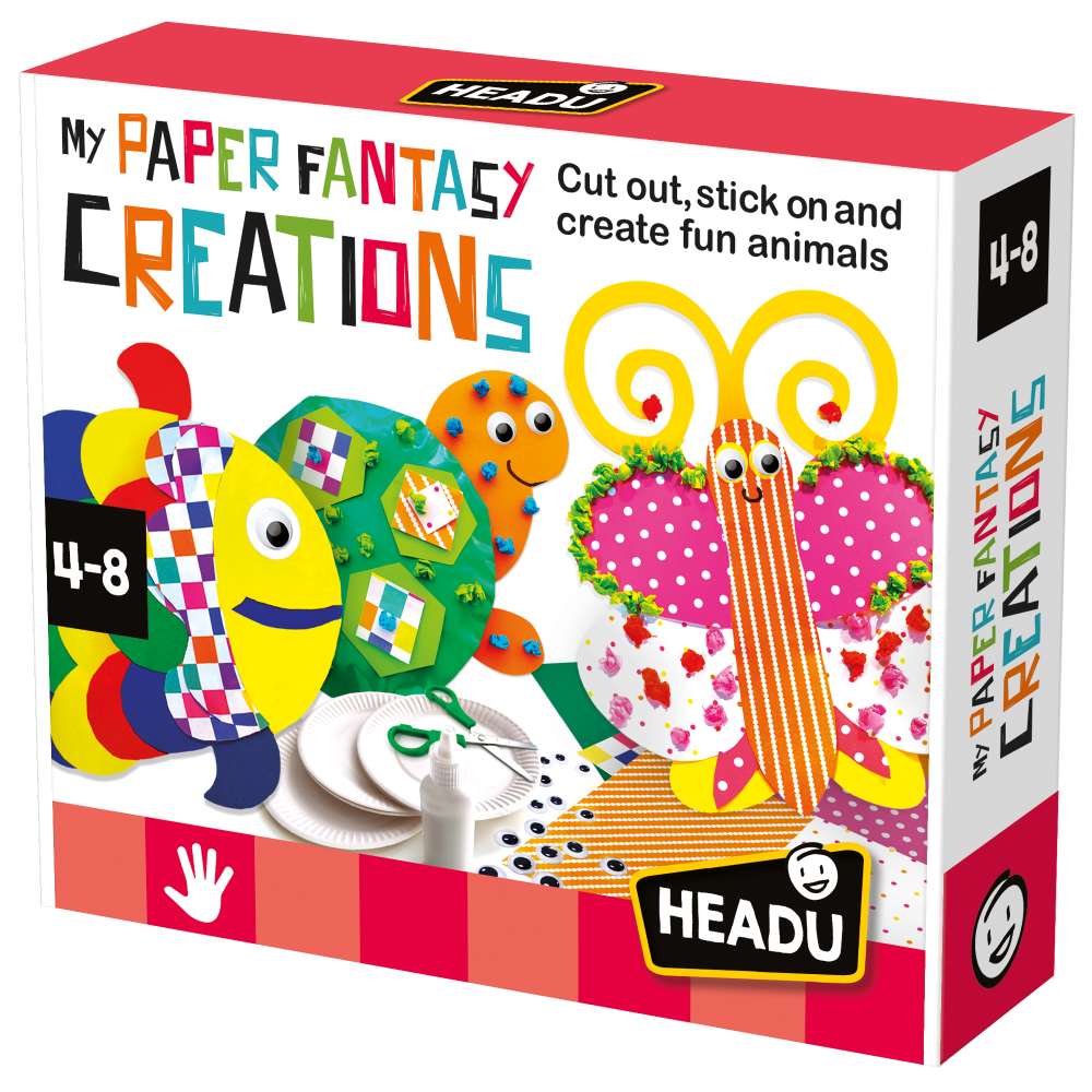 SET DE CREATIE ANIMALE AMUZANTE 4-8 ANI - HEADU (HE54198)