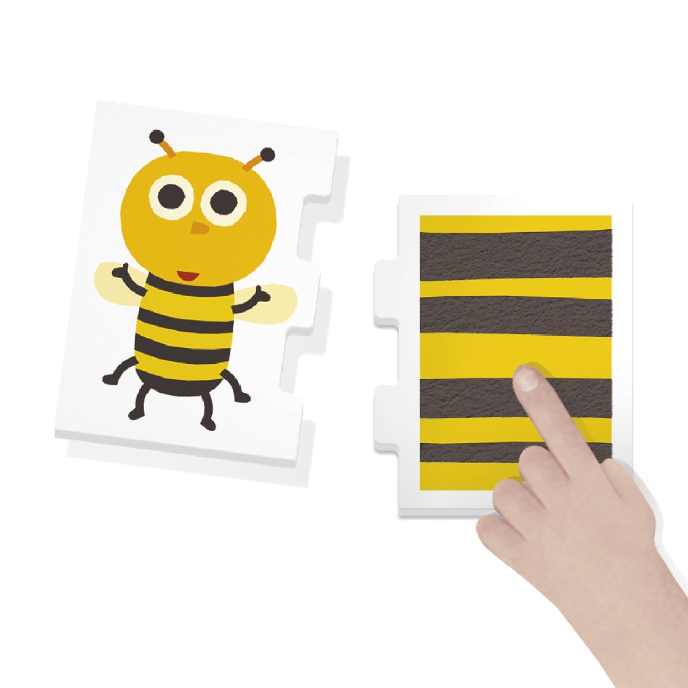 MONTESSORI PUZZLE TOUCH AND OBSERVE - HEADU (HE57557)