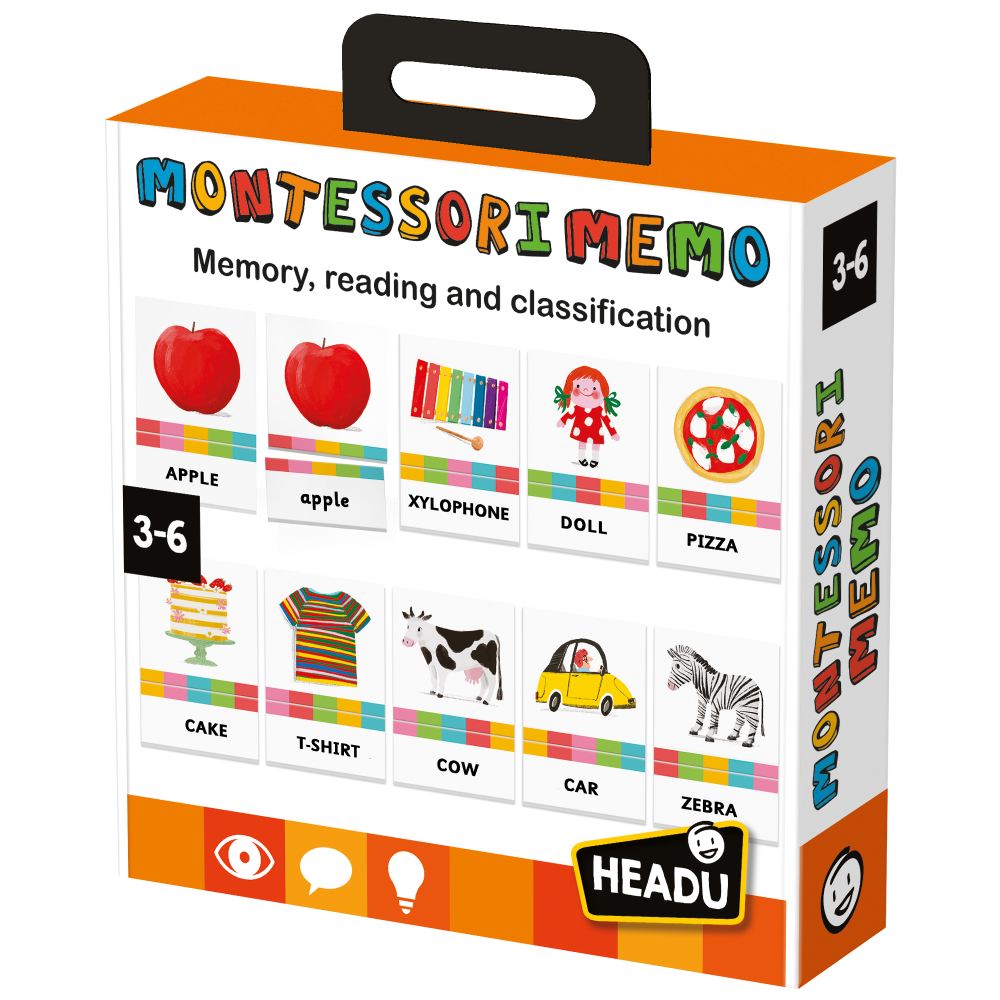 JOC MONTESSORI MEMOREAZA CITESTE CLASIFICA 3-6 ANI - HEADU (HE57892)