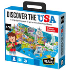 PUZZLE DESCOPERITI STATELE UNITE ALE AMERICII CU 25 DE MONUMENTE 3D - HEADU (HE57946)