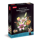 GHIVECI 3D CU CRINI SI LALELE 103 PIESE - CUBIC FUN (CUP871h)