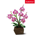 GHIVECI 3D CU ORHIDEE 85 PIESE - CUBIC FUN (CUP872h)