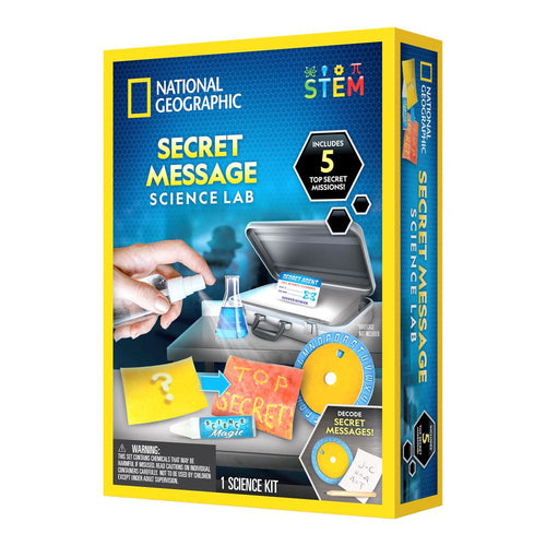 SET EDUCATIV LABORATORUL MESAJELOR SECRETE STIINTA SI MISTER - NATIONAL GEOGRAPHIC (NG24736)