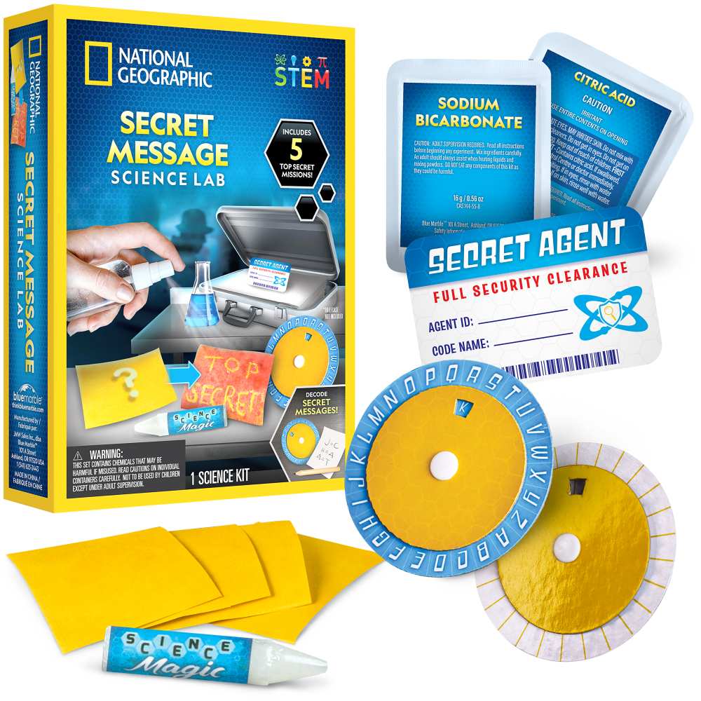 SET EDUCATIV LABORATORUL MESAJELOR SECRETE STIINTA SI MISTER - NATIONAL GEOGRAPHIC (NG24736)