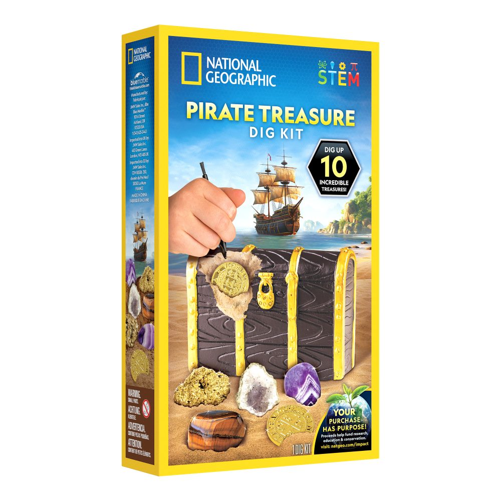 NATIONAL GEOGRAPHIC - PIRATE'S TREASURE SEARCH CREATIVE KIT - NATIONAL GEOGRAPHIC (NG23616)