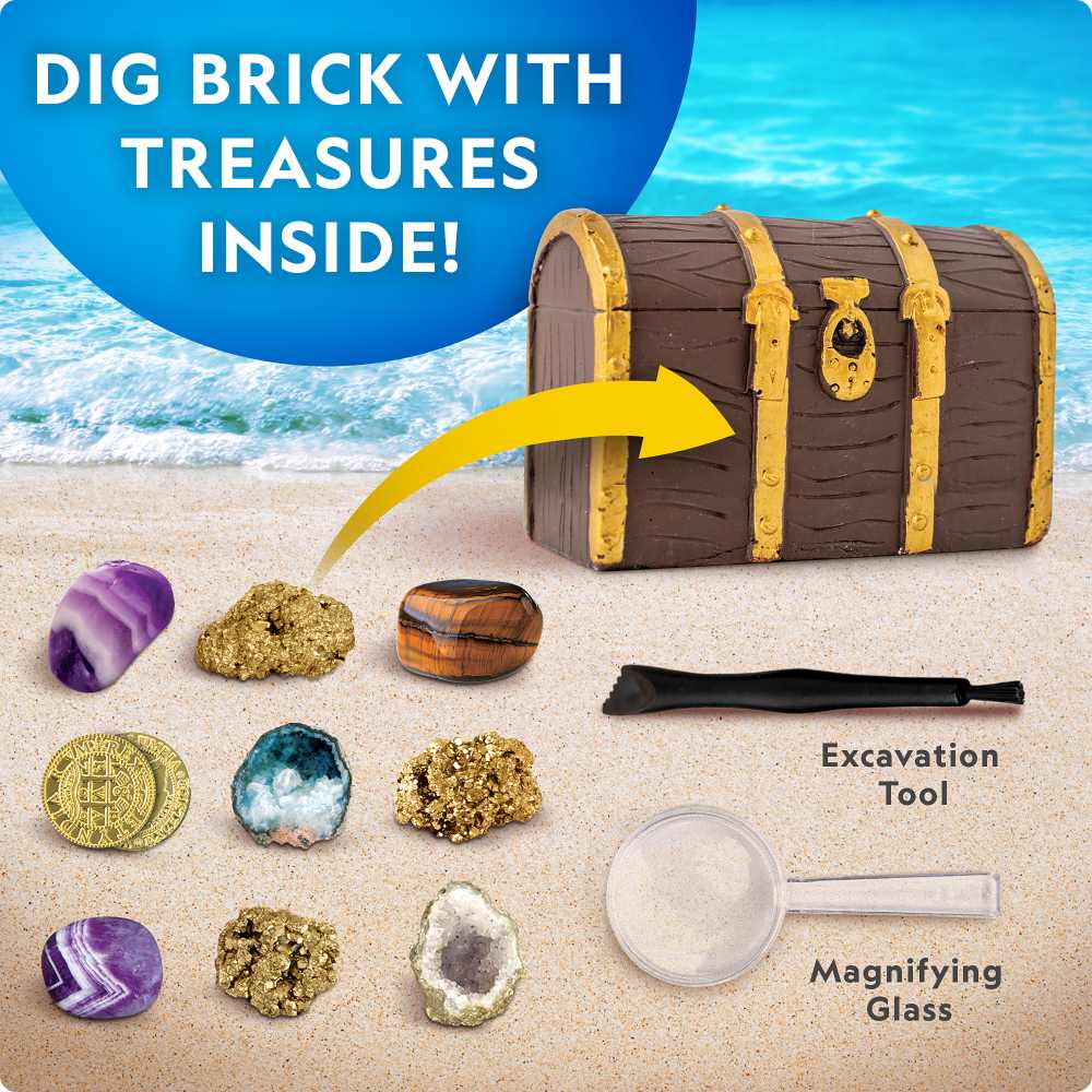 NATIONAL GEOGRAPHIC - PIRATE'S TREASURE SEARCH CREATIVE KIT - NATIONAL GEOGRAPHIC (NG23616)