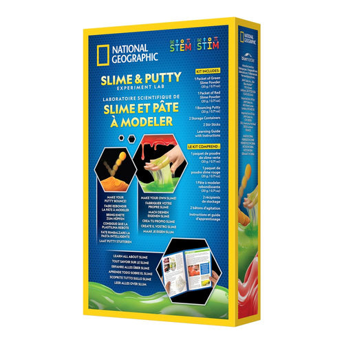 SET EDUCATIV EXPERIMENT DE CREARE SLIME SI PLASTILINA - NATIONAL GEOGRAPHIC (NG24729)