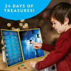 SET EDUCATIV CALENDAR DE CRACIUN DESCOPERA ROCI SI PIETRE PRETIOASE CU 24 DE SURPRIZE - NATIONAL GEOGRAPHIC (NG24101)