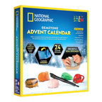 SET EDUCATIV CALENDAR DE CRACIUN DESCOPERA ROCI SI PIETRE PRETIOASE CU 24 DE SURPRIZE - NATIONAL GEOGRAPHIC (NG24101)