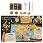 SET EDUCATIV DESCOPERA DOUA REPLICI DE DUBLONI SI TREI EXEMPLARE DE PIRITA - NATIONAL GEOGRAPHIC (NG20011)