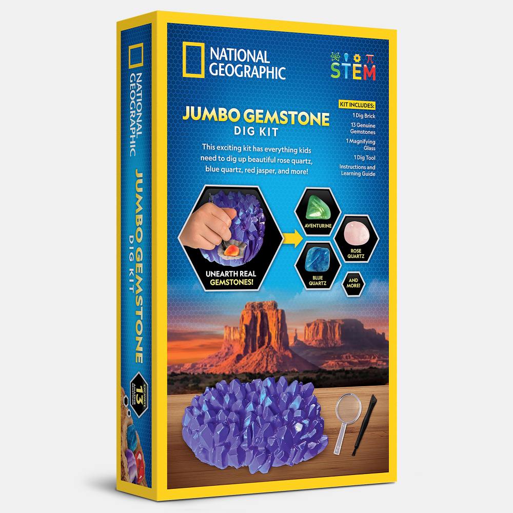 SET DE EXCAVARE SI DESCOPERIRE PIETRE PRETIOASE MARI - NATIONAL GEOGRAPHIC (NG23180)