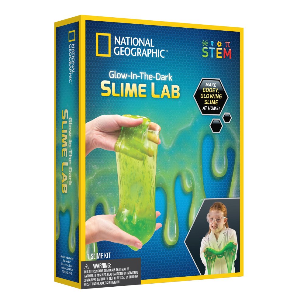 SET EDUCATIV LABORATORUL DE SLIME FOSFORESCENT - NATIONAL GEOGRAPHIC (NG29714)