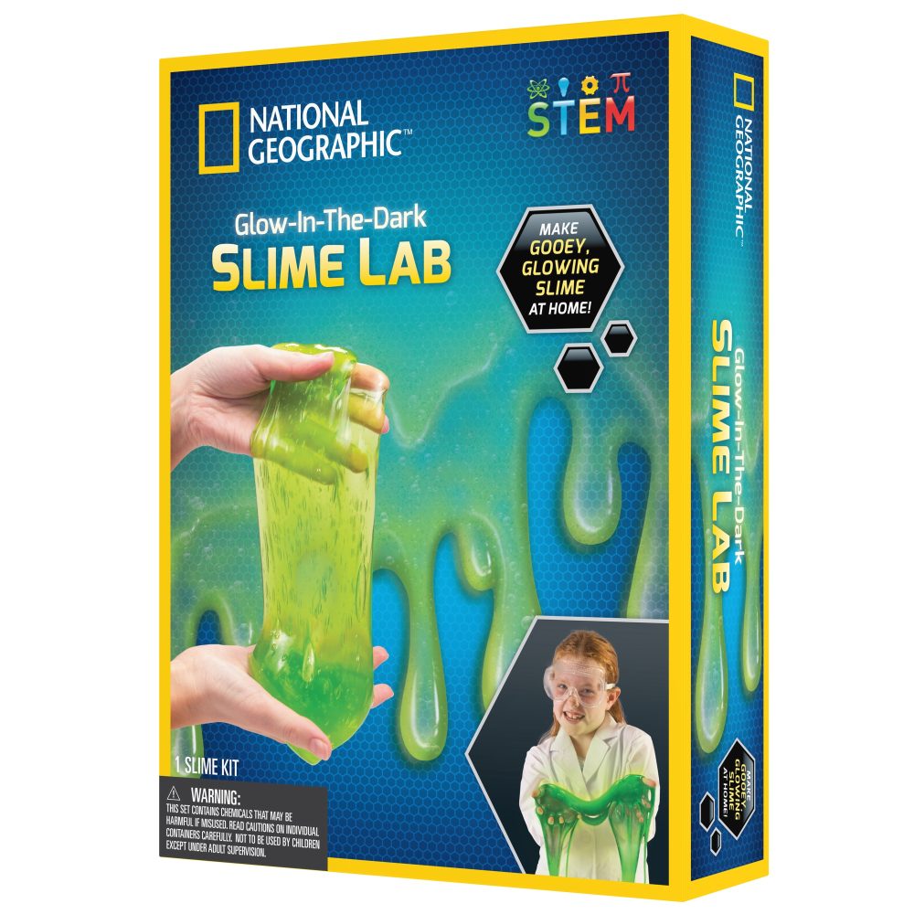 SET EDUCATIV LABORATORUL DE SLIME FOSFORESCENT - NATIONAL GEOGRAPHIC (NG29714)