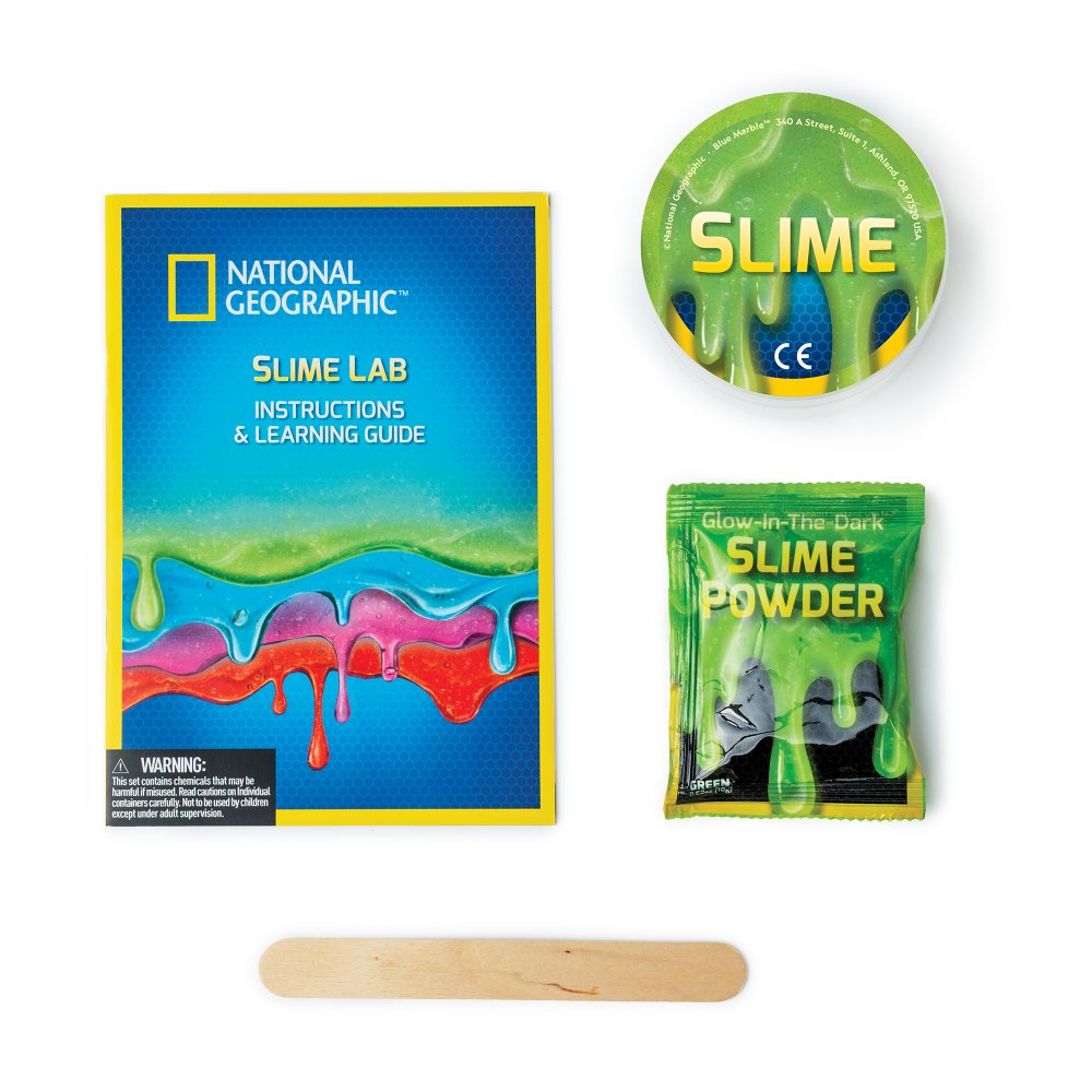 SET EDUCATIV LABORATORUL DE SLIME FOSFORESCENT - NATIONAL GEOGRAPHIC (NG29714)