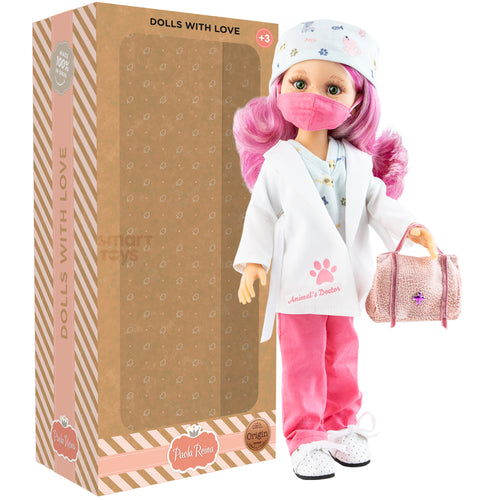 PAPUSA ESME, 32 CM, MEDIC VETERINAR - AMIGAS PROFESIONES - PAOLA REINA (ST4X4700)