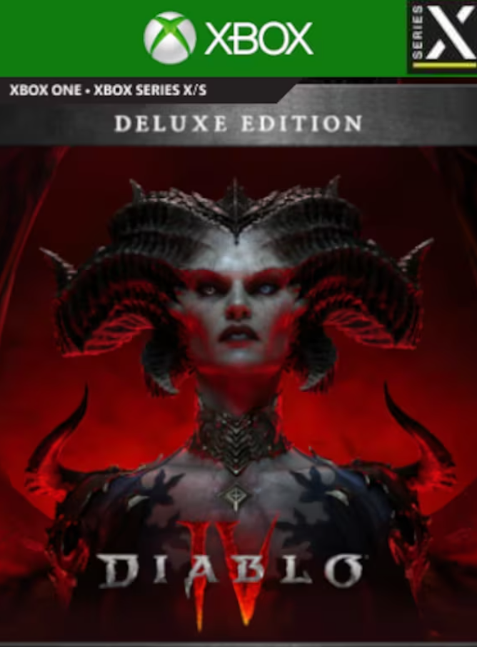 DIABLO IV (DELUXE EDITION) (XBOX ONE / XBOX SERIES X|S) - XBOX LIVE - MULTILANGUAGE - EU - Libelula Vesela - Jocuri video