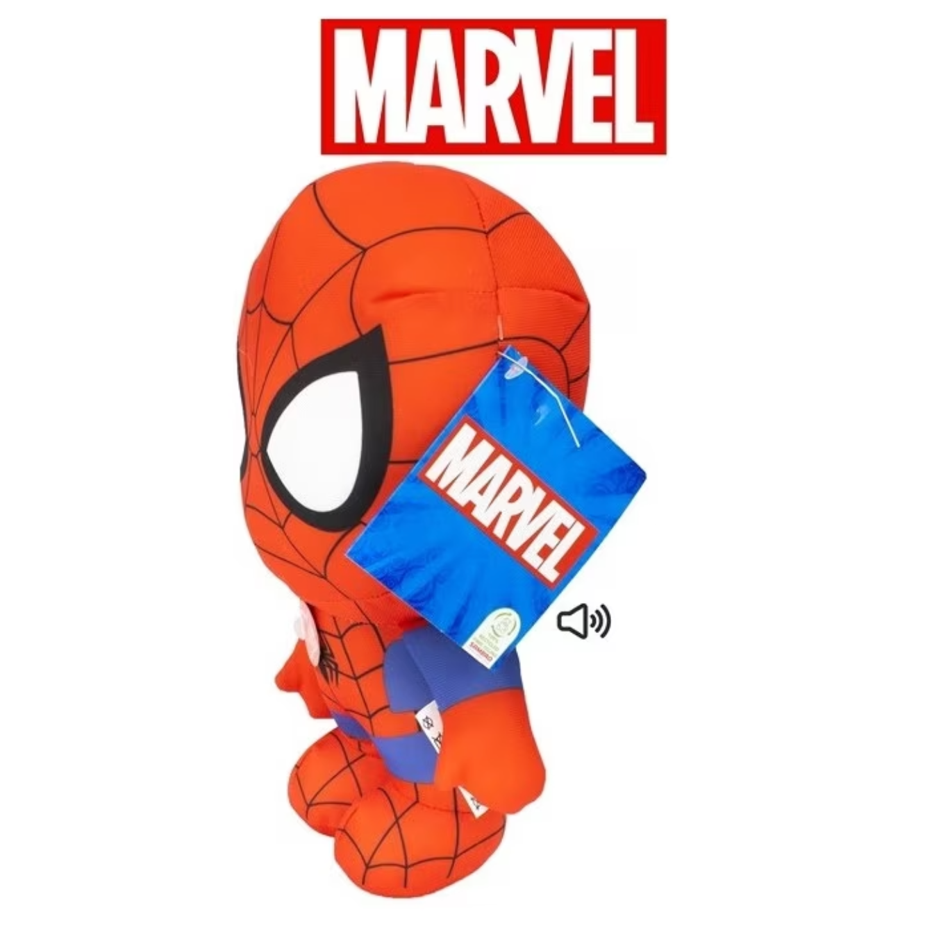 MARVEL - PLUS CU SUNETE, SPIDERMAN, 28 CM -  (MAR-9350-2-FO) - Libelula Vesela - Jucarii
