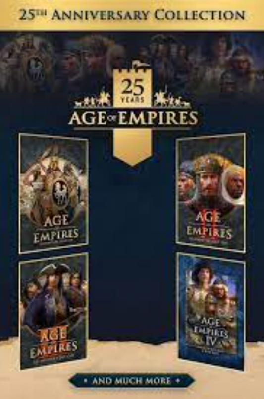 AGE OF EMPIRES 25TH ANNIVERSARY COLLECTION - PC - STEAM - MULTILANGUAGE - WORLDWIDE