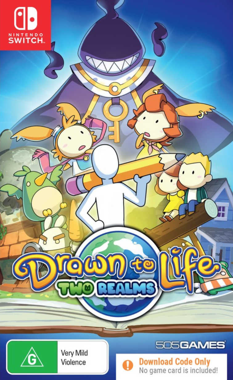 DRAWN TO LIFE: TWO REALMS - NINTENDO SWITCH - EU - MULTILANGUAGE - Libelula Vesela - Jocuri video
