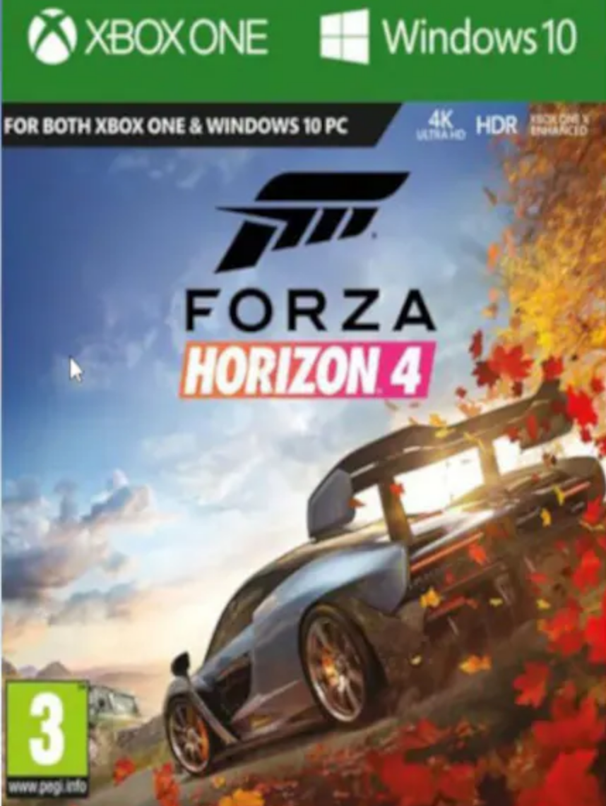FORZA HORIZON 4 (DELUXE EDITION) (XBOX ONE / WINDOWS 10) - XBOX LIVE - MULTILANGUAGE - EU