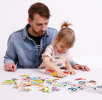 PUZZLE GAME FOR CHILDREN AND BABIES, PROGRESSIVE PUZZLES CONSTRUCTION VEHICLES - BANANA PANDA (BP49205)