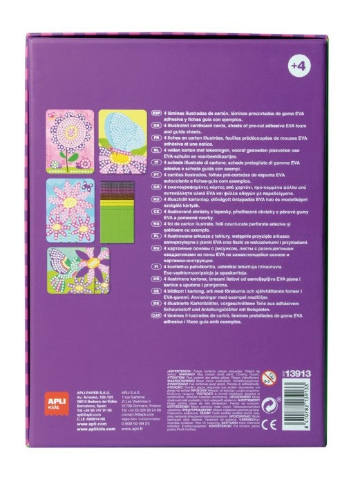 JOC EVA MOZAIC, FOAM, TEMA PRIMAVARA, 8 COLI - APLI (APL13913)