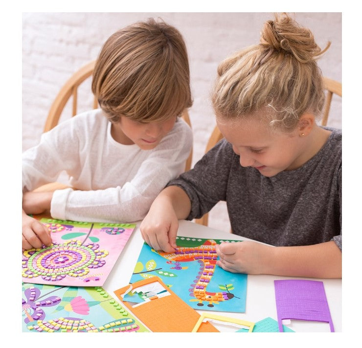 JOC EVA MOZAIC, FOAM, TEMA PRIMAVARA, 8 COLI - APLI (APL13913)