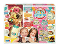 PLAY SET, STAND WITH CONFECTIONERY AND PASTRY PRODUCTS, SERVING SAUCERS, CUPS AND KETTLE - RS TOYS (RS11395)