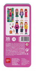PUZZLE MAGNETIC 35 PIESE, MULTICOLOR - APLI (APL18908)