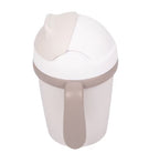 CUP WITH STRAW, BIODEGRADABLE, GREY, 250 ML - BO JUNGLE (BJB552000)