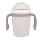 CUP WITH STRAW, BIODEGRADABLE, GREY, 250 ML - BO JUNGLE (BJB552000)