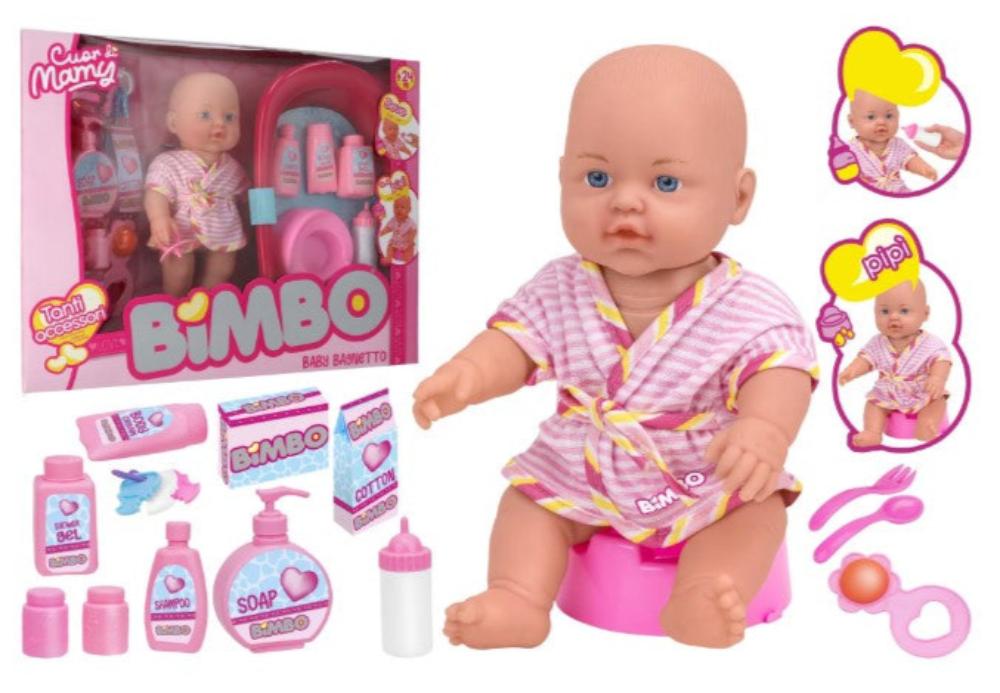 BABY DOLL 30 CM WITH ACCESSORIES - GLOBO (GL42486)