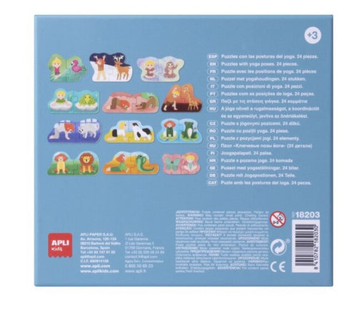 PUZZLE DUO EXPRESSIONS YOGA, KIDS - APLI (APL18203)