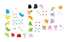 BOARD GAME, DOMINO WITH ANIMALS, NUMBERS AND COLORS, LET'S PLAY - BANANA PANDA (BP49166)