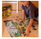 PUZZLE CARE STRALUCESTE IN INTUNERIC, KIDS, 60 DE PIESE, DINOZAURI - APLI (APL19435)