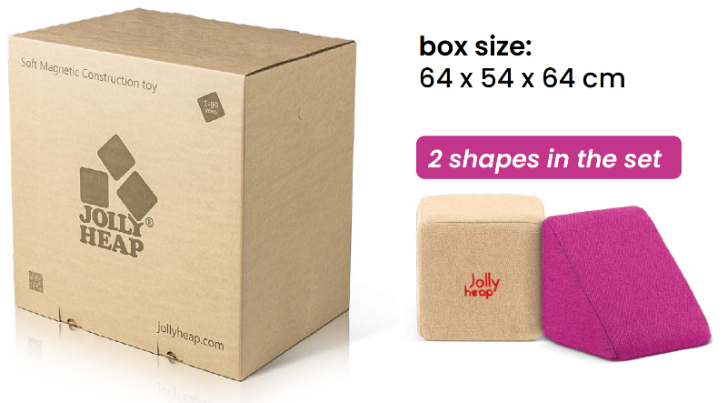 JOY SET - 150 SOFT MAGNETIC BLOCKS - 1-99 YEARS - JOLLYHEAP