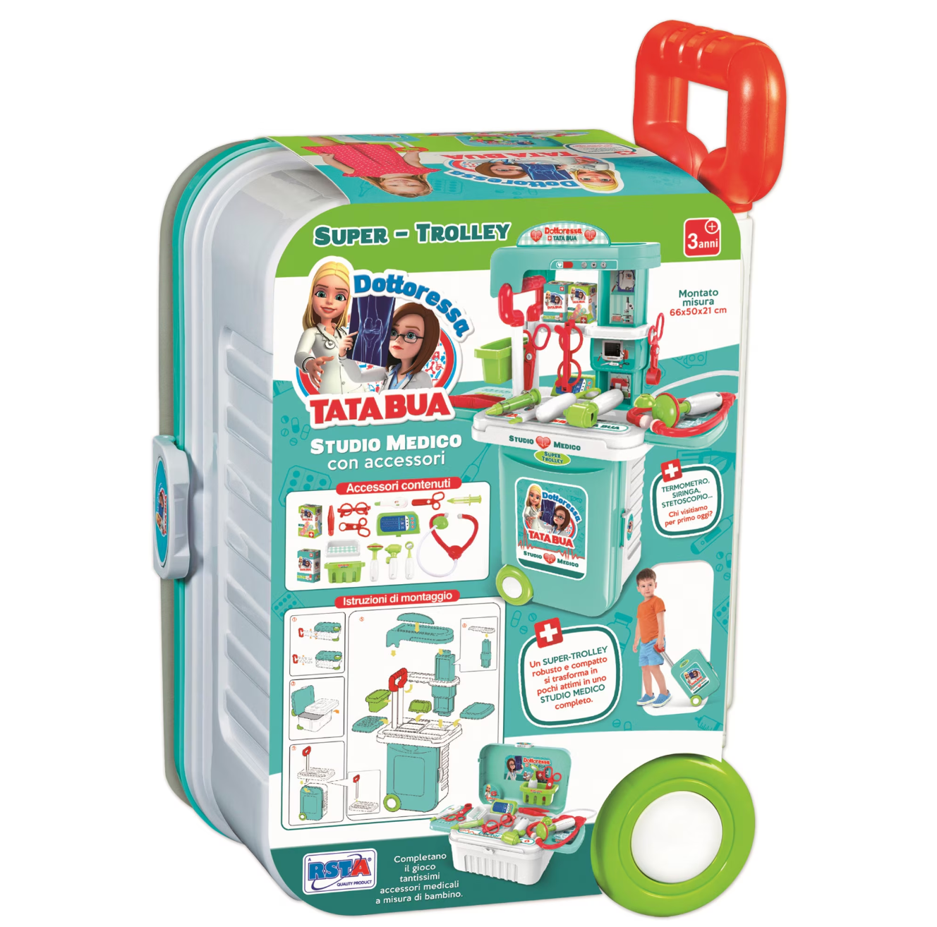 MEDICAL CABINET SET IN A SUITCASE - RS TOYS (RS11706)