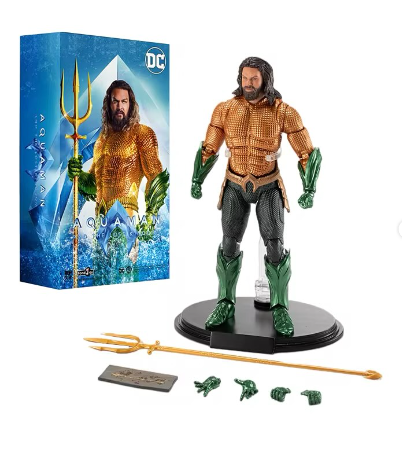 AQUAMEN - FONDJOY JUSTICE LEAGUE FIGURINE COLECTIBILE