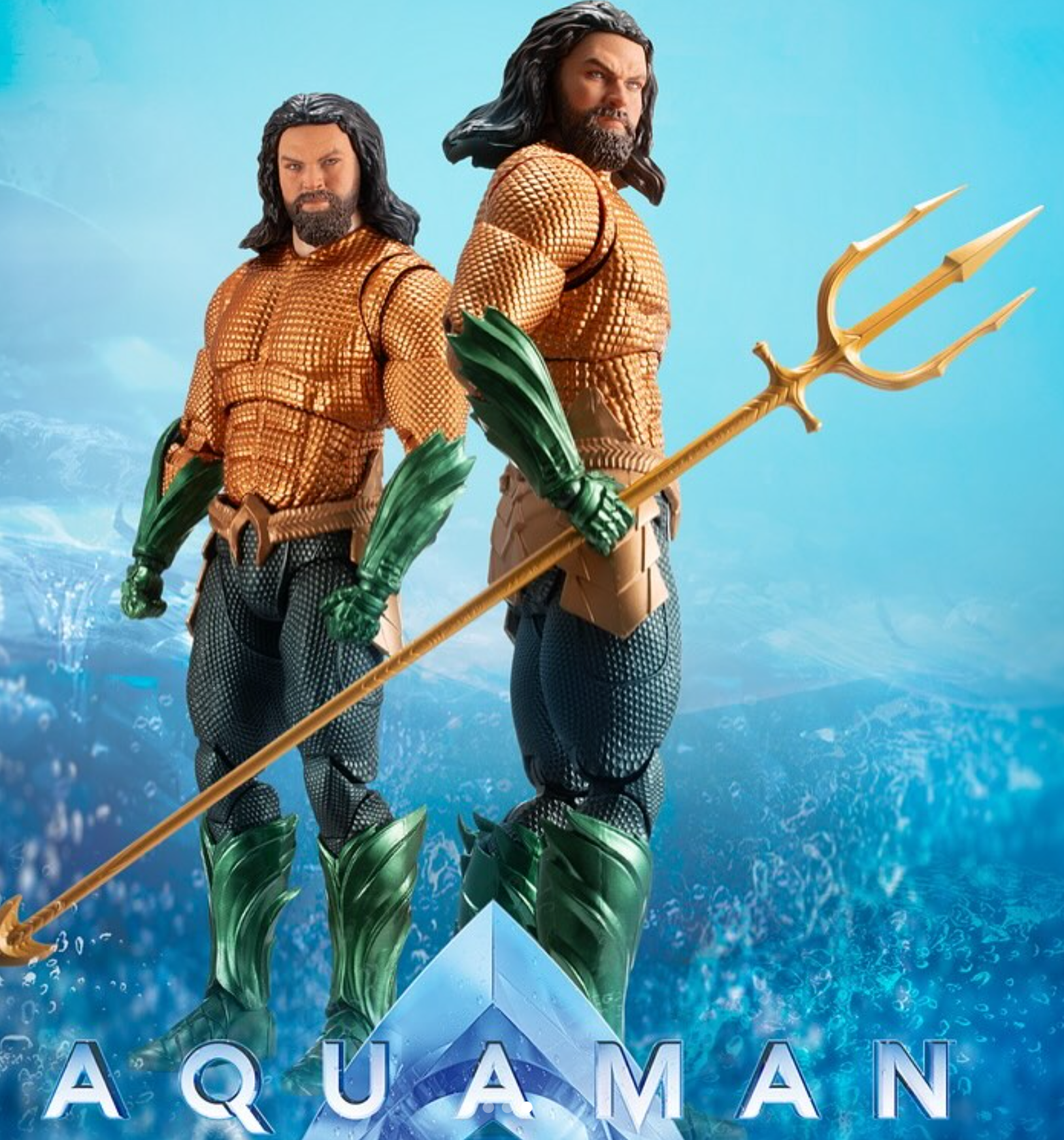 AQUAMEN - FONDJOY JUSTICE LEAGUE FIGURINE COLECTIBILE