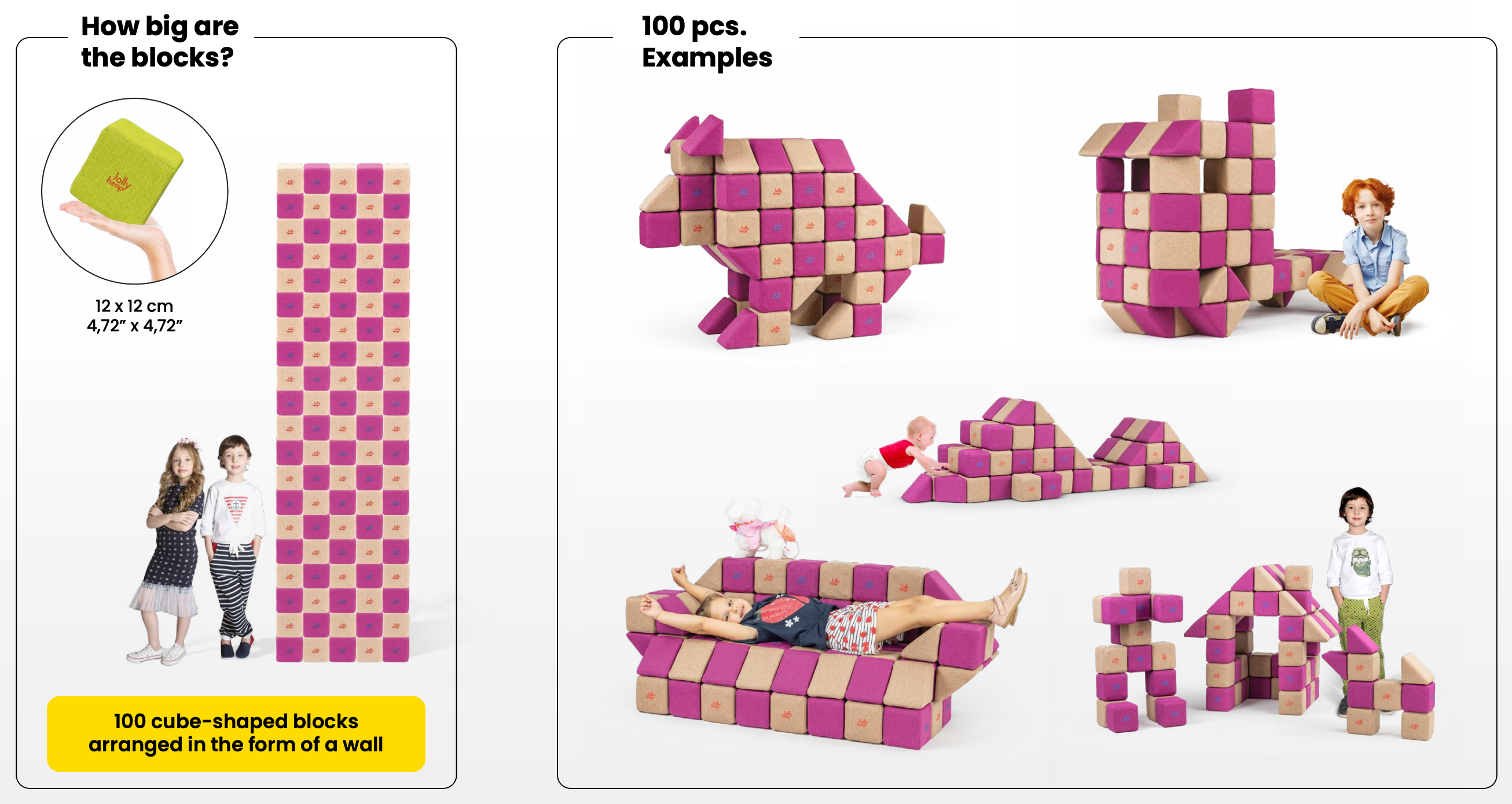 SET CREATIVE - 100 BLOCURI MAGNETICE MOI - 5-99 ANI - JOLLYHEAP