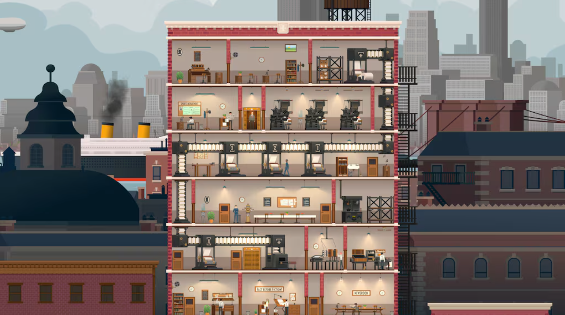 NEWS TOWER - PC - STEAM - EN - WORLDWIDE