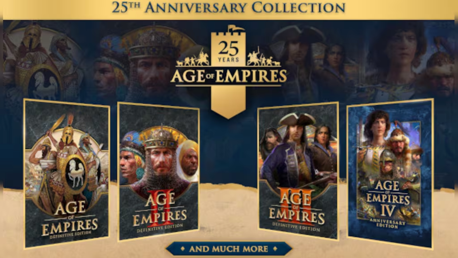 AGE OF EMPIRES 25TH ANNIVERSARY COLLECTION - PC - STEAM - MULTILANGUAGE - WORLDWIDE