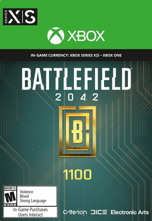 BATTLEFIELD 2042 COINS - 1100 BFC - XBOX SERIES X|S - XBOX LIVE - MULTILANGUAGE - WORLDWIDE