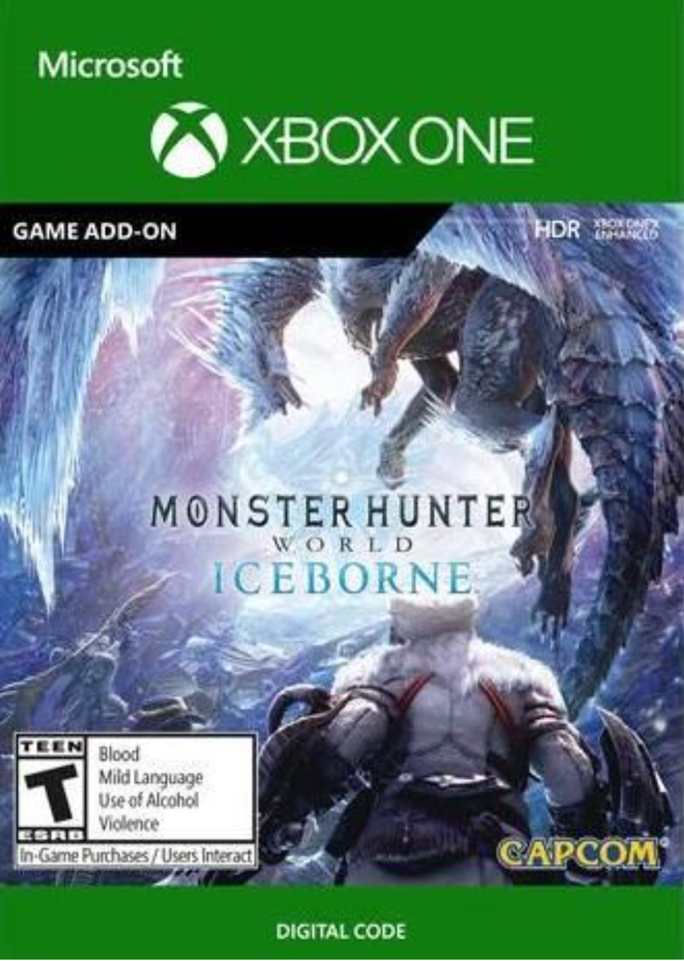 MONSTER HUNTER WORLD: ICEBORNE - XBOX LIVE - XBOX ONE - MULTILANGUAGE - EU