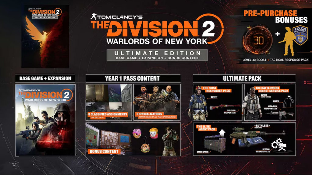 TOM CLANCY'S THE DIVISION 2 (ULTIMATE EDITION) - PC - UBISOFT CONNECT - MULTILANGUAGE - WORLDWIDE