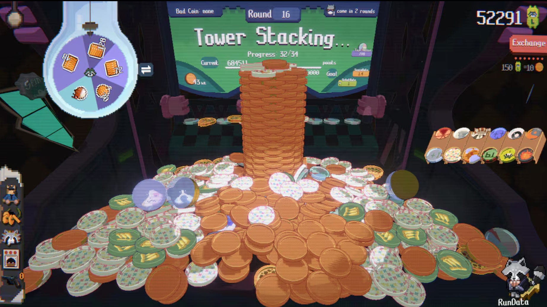 RACCOIN: COIN PUSHER ROGUELIKE - PC - STEAM - MULTILANGUAGE - WORLDWIDE